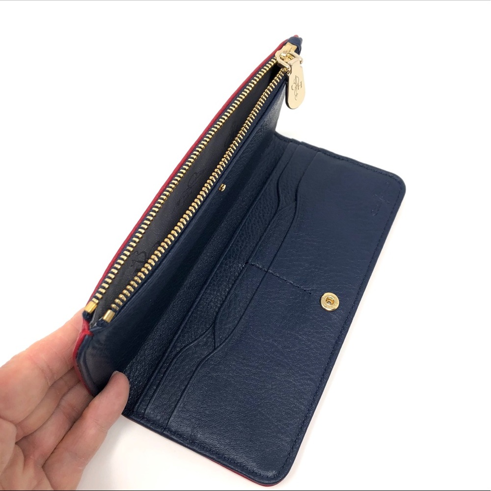 COLE HAAN brick red wallet, NWOT - Picture 6 of 9